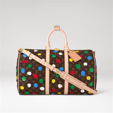 louis vuitton x yayoi kusama keepall|kusama louis vuitton collaboration.